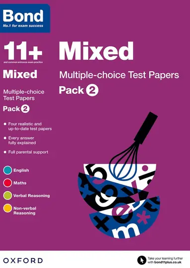 Frances Down, Alison Primrose, Sarah Lindsay, Bond 11+ - Bond 11+: Mixed: Multiple-choice Test Papers (for GL Assessment & other 11 plus exams), Häftad