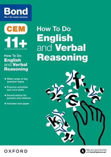 Michellejoy Hughes, Bond 11+ - CEM How To Do: Bond 11+ English and Verbal Reasoning (for Cambridge Select Insight), Häftad