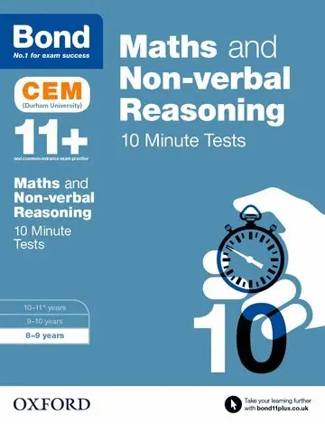 Michellejoy Hughes, Bond 11+ - Maths & Non-verbal Reasoning: Bond 11+ CEM 10 Minute Tests (now Cambridge Select Insight), Häftad