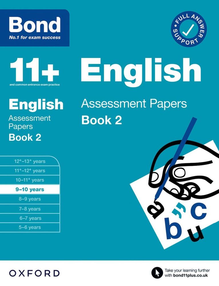 Bond 11+ - Bond 11+ English Assessment Papers 9-10 Years Book 2: For 11+ GL assessment and Entrance Exams, Häftad