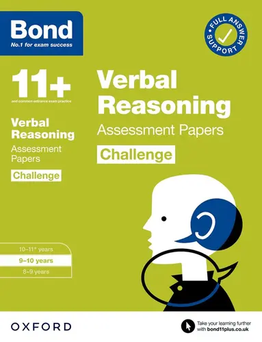 Frances Down, Bond 11+ - Bond 11+ Verbal Reasoning Challenge Assessment Papers 9-10 years (for GL Assessment & other 11 plus exams), Häftad