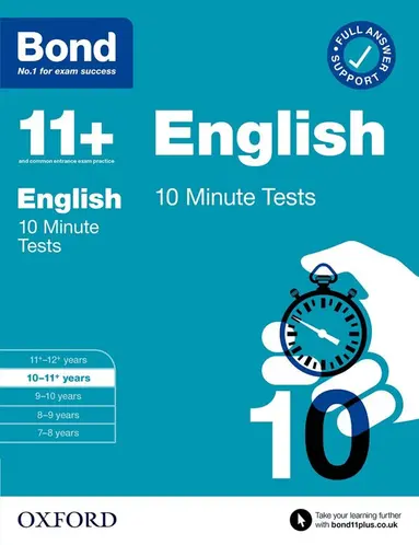 Sarah Lindsay, Bond 11+ - Bond 11+ English 10 Minute Tests for Age 10-11+ | For 2026 GL Assessment & other 11 plus entrance exams, Häftad