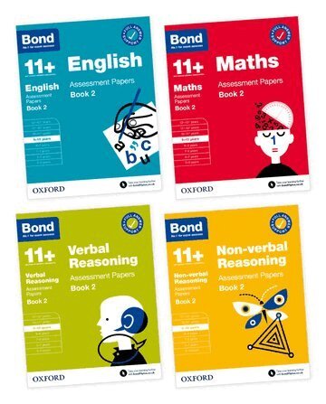 Bond 11+, Various - Bond 11+: Assessment Papers Book 2: 9-10 Yrs Bundle: English, Maths, Verbal Reasoning, Non-verbal Reasoning (for GL Assessment & other 11 plus exams), Häftad