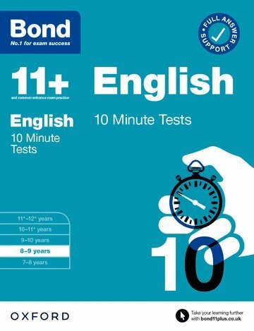 Bond 11+ English 10 Minute Tests for Age 8-9