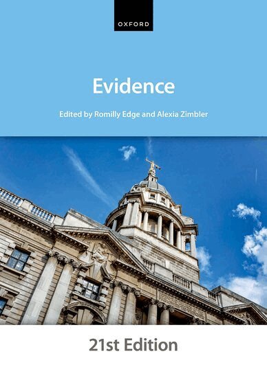 The City Law School - Evidence, Häftad. Tillgänglighet: Lägg i varukorg