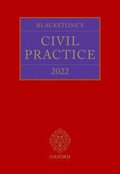 Blackstone's Civil Practice 2022