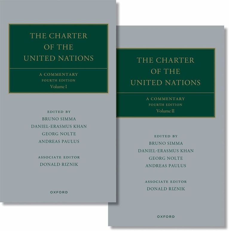 Bruno Simma - The Charter of the United Nations, Övrigt