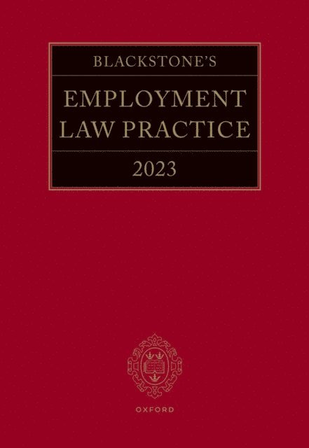Gavin Mansfield, Lydia Banerjee - Blackstone's Employment Law Practice 2023, E-bok
