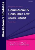 Blackstone's Statutes on Commercial & Consumer Law 2021-2022