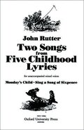Two Songs from Five Childhood Lyrics