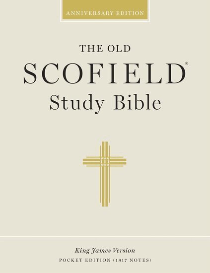 C I Scofield - The Old Scofield® Study Bible, KJV, Pocket Edition, Basketweave Black/Burgundy, Inbunden