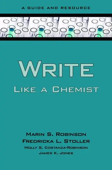Write Like a Chemist