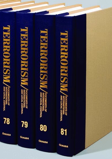 Yonah Alexander - Terrorism: Documents of International and Local Control, Volumes 1-100, Inbunden