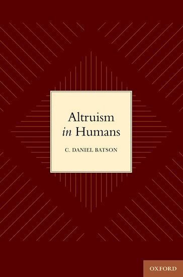 C. Daniel Batson - Altruism in Humans, Inbunden. Tillgänglighet: Lägg i varukorg