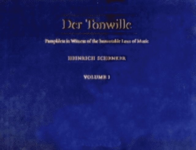 the late Heinrich Schenker, William Drabkin - Tonwille, E-bok