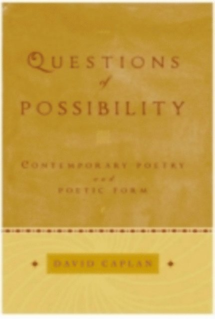 David Caplan - Questions of Possibility, E-bok