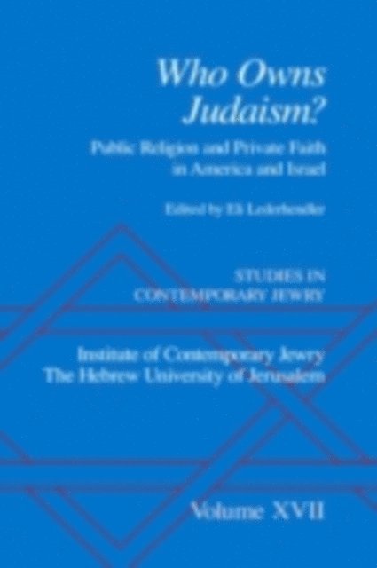 Eli Lederhendler - Studies in Contemporary Jewry, E-bok