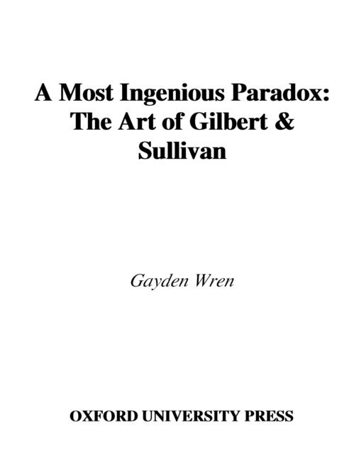 Gayden Wren - Most Ingenious Paradox, E-bok. Tillgänglighet: Lägg i varukorg