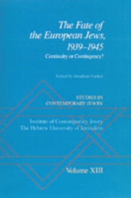 Jonathan Frankel - Studies in Contemporary Jewry, E-bok