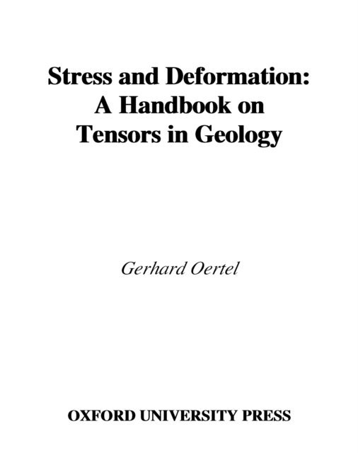 Gerhard Oertel - Stress and Deformation, E-bok