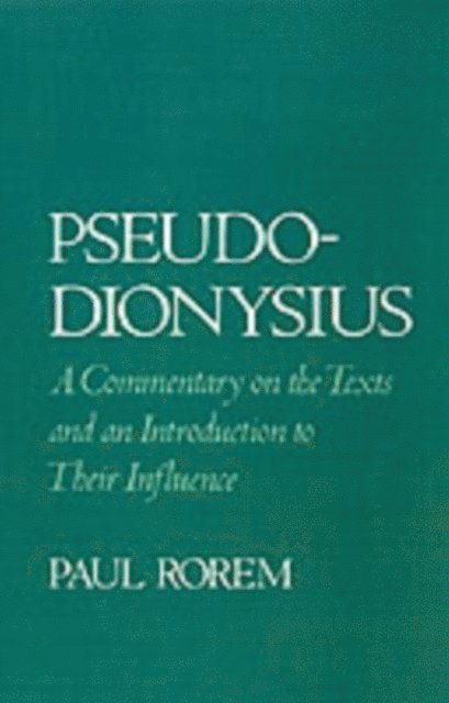 Paul Rorem - Pseudo-Dionysius, E-bok