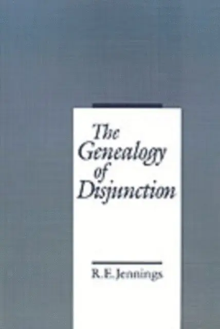 R. E. Jennings - Genealogy of Disjunction, E-bok. Tillgänglighet: Lägg i varukorg