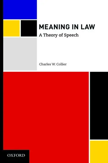 Charles W. Collier - Meaning in Law, Inbunden. Tillgänglighet: Lägg i varukorg