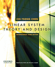 Chi-Tsong Chen, Chi-Tsong Chen - Linear System Theory and Design, Övrigt