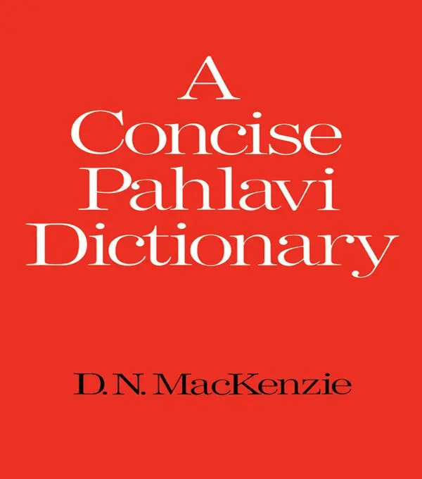 D. N. Mackenzie - Concise Pahlavi Dictionary, Inbunden. Tillgänglighet: Lägg i varukorg