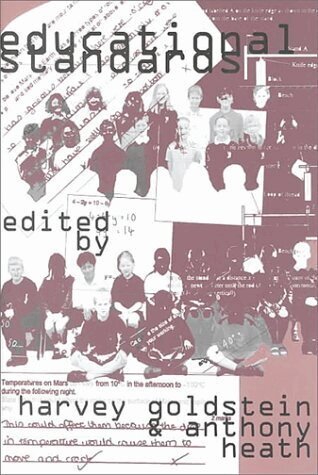 Harvey Goldstein, Anthony Francis Heath - Educational Standards, Häftad. Tillgänglighet: Tillfälligt slut