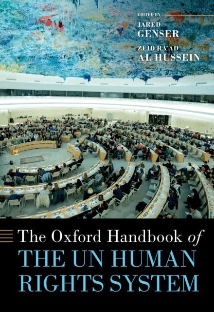 Zeid Ra'ad Al Hussein, Jared Genser - Oxford Handbook of the UN Human Rights System, E-bok