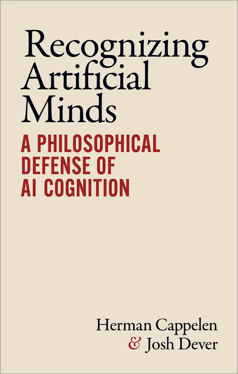 Herman Cappelen, Josh Dever - Recognizing Artificial Minds, Inbunden. Tillgänglighet: Kommande