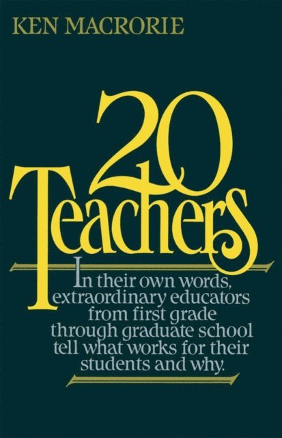 Ken Macrorie - Twenty Teachers, E-bok