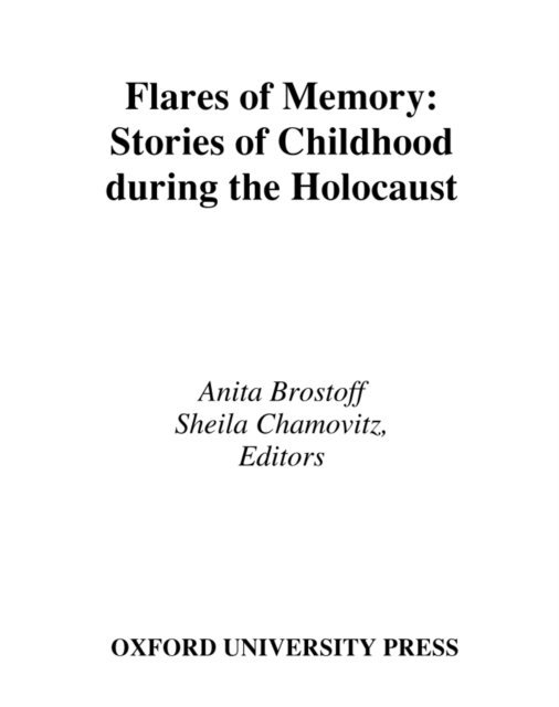 Anita Brostoff - Flares of Memory, E-bok. Tillgänglighet: Lägg i varukorg