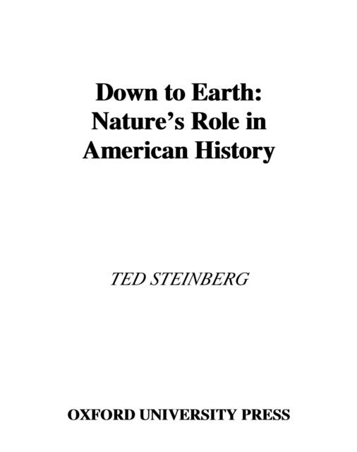 Ted Steinberg - Down to Earth, E-bok