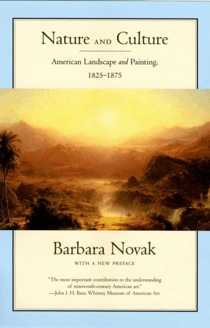 Barbara Novak - Nature and Culture, E-bok