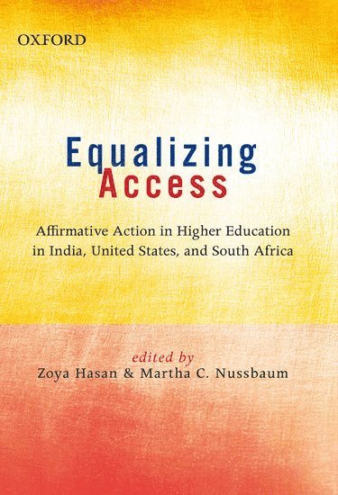 Zoya Hasan, Martha Nussbaum - Equalizing Access, Inbunden