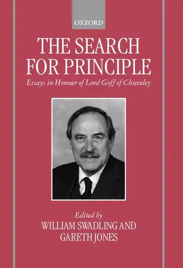 Gareth Jones, William Swadling - The Search for Principle, Inbunden