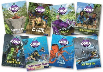 Project X Code: Jungle Trail & Shark Dive Pack of 8 av Tony Bradman, Alison Hawes, Marilyn Joyce
