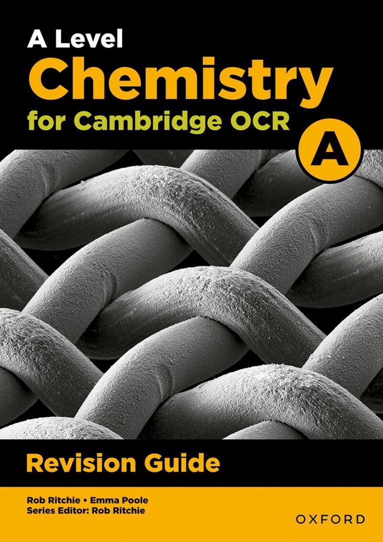 Rob Ritchie, Emma Poole, Rob Ritchie - A Level Chemistry for OCR A Revision Guide, Häftad