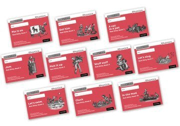 Read Write Inc. Phonics: Red Ditty Black & White Books (Mixed Pack of 10) by Gill Munton