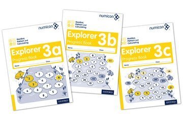 Numicon: Number, Pattern and Calculating 3 Explorer Progress Books ABC (Mixed pack) av Ruth Atkinson, Jayne Campling, Romey Tacon, Tony Wing