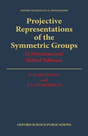 P. N. Hoffman, J. F. Humphreys - Projective Representations of the Symmetric Groups, Inbunden. Tillgänglighet: Lägg i varukorg