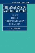The Analysis of Natural Waters: Volume 2: Direct Preconcentration Techniques