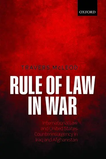 Travers McLeod - Rule of Law in War, Inbunden. Tillgänglighet: Lägg i varukorg