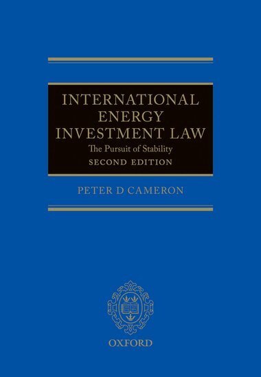 Peter Cameron - International Energy Investment Law, Inbunden