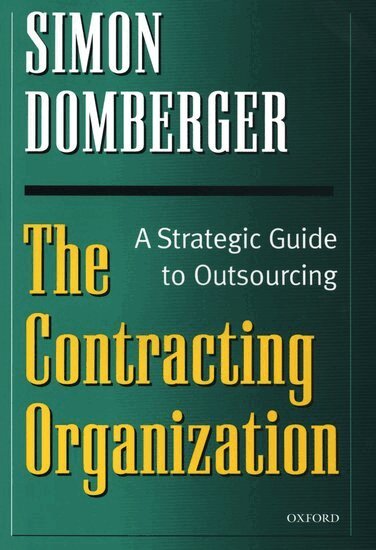 Simon Domberger - The Contracting Organization, Inbunden