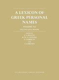 A Lexicon of Greek Personal Names