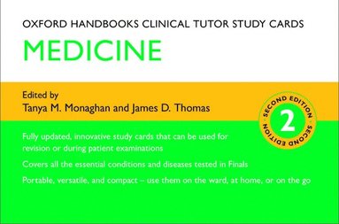 Oxford Handbooks Clinical Tutor Study Cards: Medicine av Tanya M Monaghan, James D Thomas