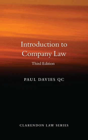 Paul Davies - Introduction to Company Law, Inbunden